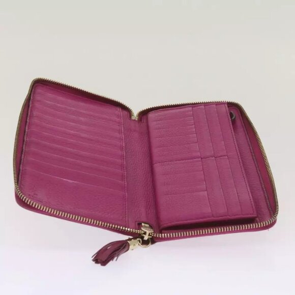 GUCCI Soho Long Wallet Leather Pink 291102 Auth yk11136 - Picture 10 of 16